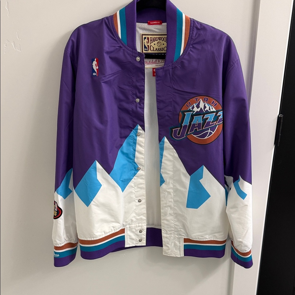 Utah Jazz Mitchell and Ness Jacket